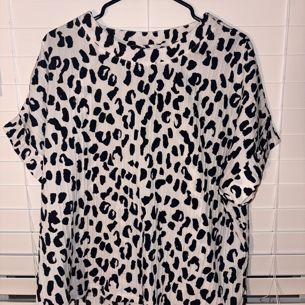Leopard Print Women's Top